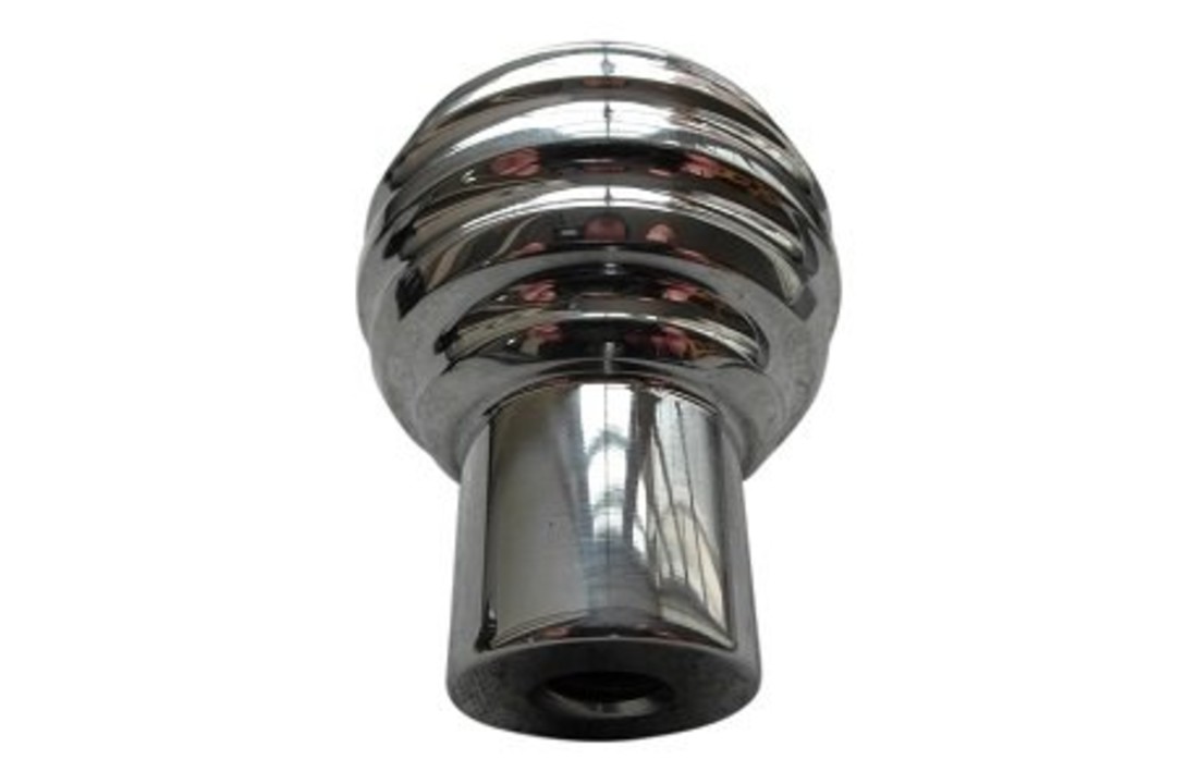 Motorrad Jockey shift knopf - Rund - Poliert