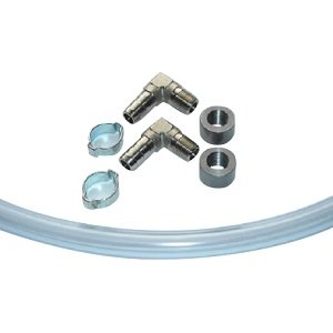 Monitoring hose set for petrol or oil - for custom oil tank or fuel tank