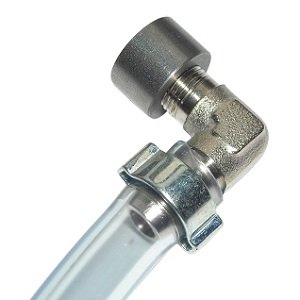 Monitoring hose set for petrol or oil - for custom oil tank or fuel tank