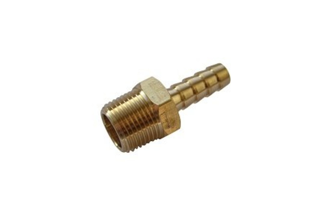 Hose insert 3/8 NPT Ø8 Brass