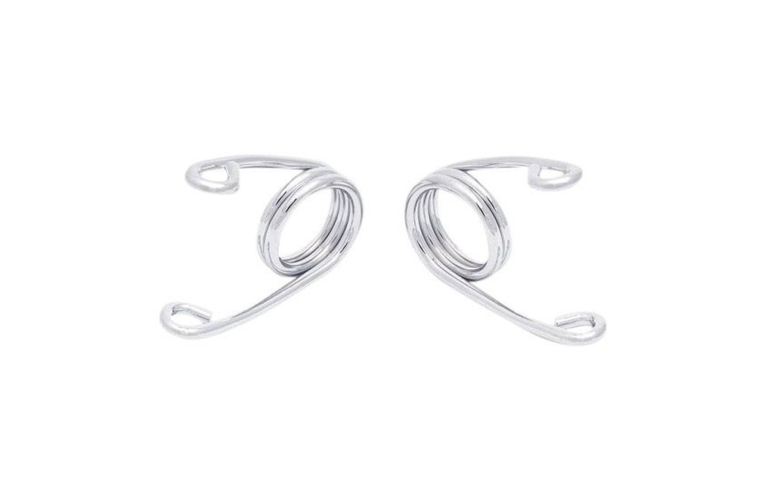 Hairpin Motorrad Sitz-Federn Chrom 3 Zoll