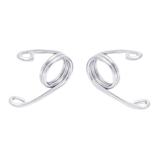 Hairpin Motorrad Sitz-Federn Chrom 3 Zoll