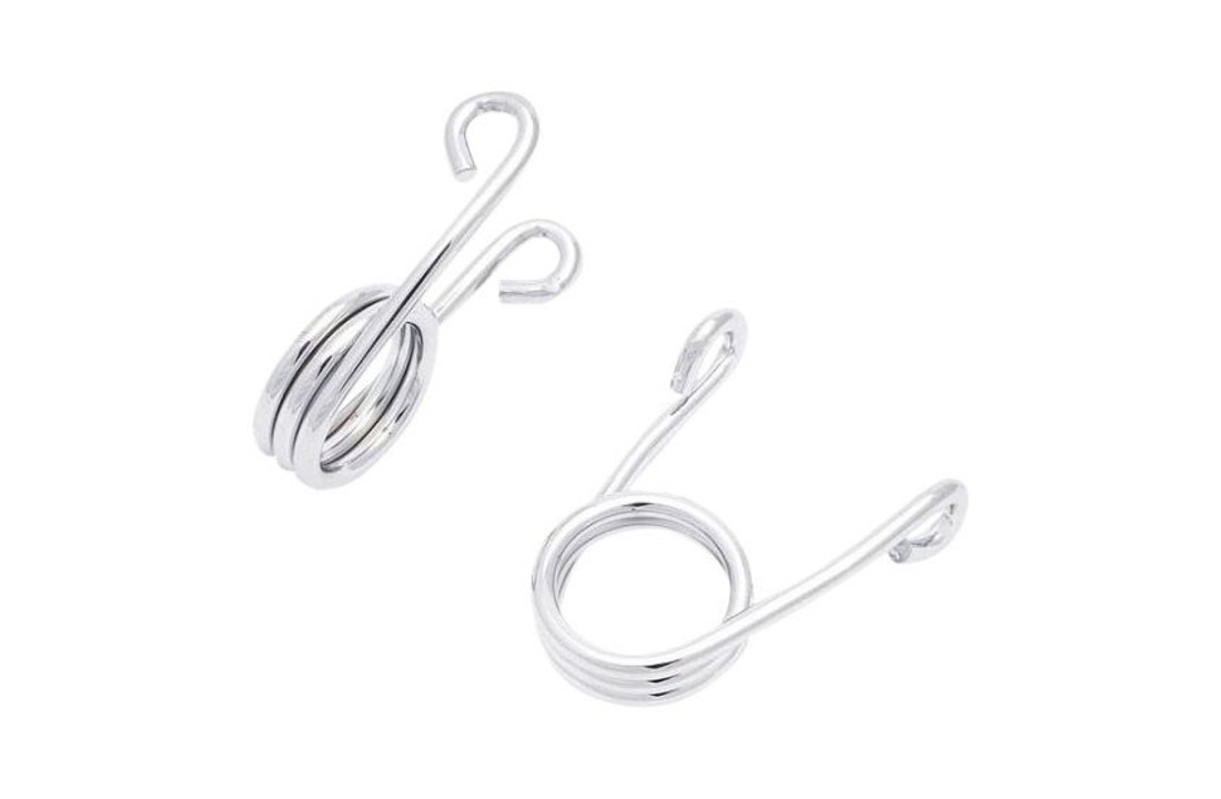 Hairpin Motorrad Sitz-Federn Chrom 3 Zoll
