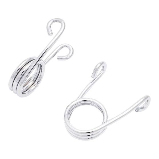 Hairpin Motorrad Sitz-Federn Chrom 3 Zoll