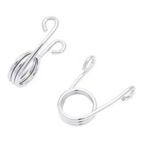 Hairpin Motorcycle Seat Springs Chrome 2 inch