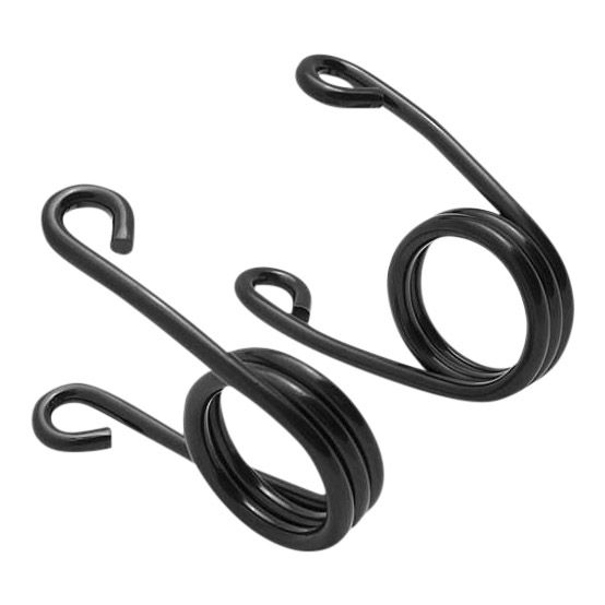 Hairpin Motorrad Sitz-Federn Schwarz 2 Zoll