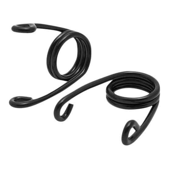 Hairpin Motorrad Sitz-Federn Schwarz 2 Zoll