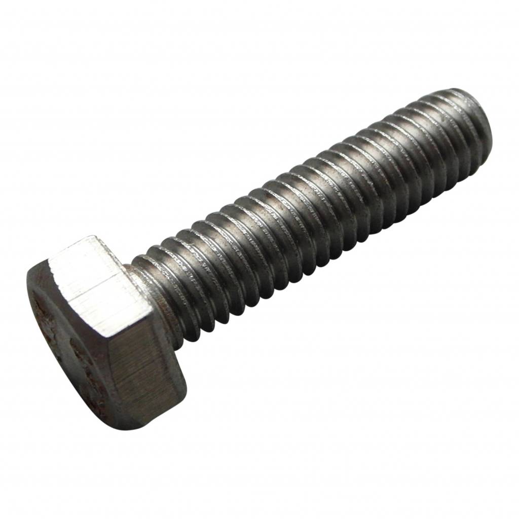 Hexagon bolt stainless steel M6 - Length 25mm (1")
