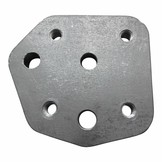 Montageplatte für einen ständer / jiffy eines Harley Davidson Shovelhead