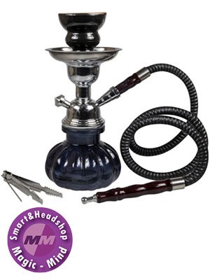 Shisha Black 24cm, one hose