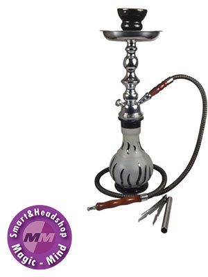 Shisha Black 41cm, one hose