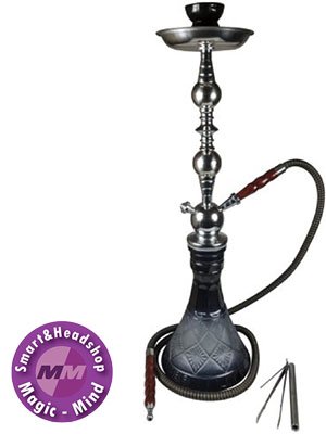 Sahbi Shisha Black 62cm, one hose