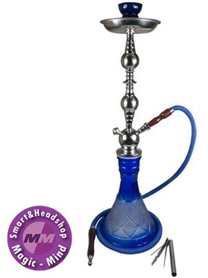 Shisha Blue 62cm, one hose