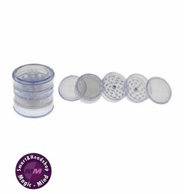 Grinder Plastic Clear (Ø60mm, 5 parts)