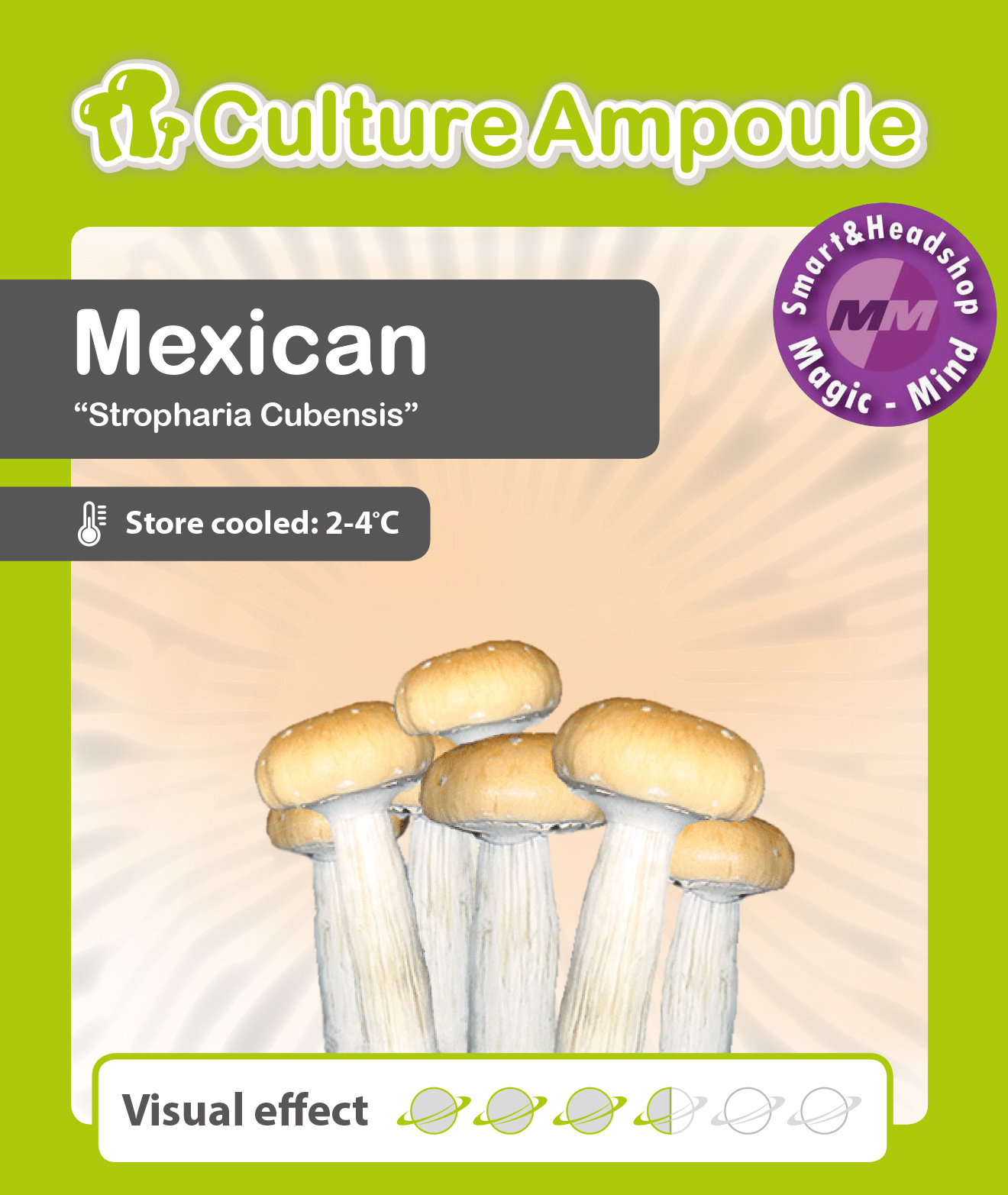 Culture Ampoule Set Mexican Mushroom Spore