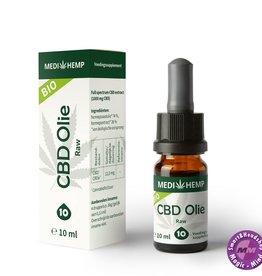 Medihemp CBD olie RAW 10% 10ml