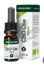 Medihemp CBD olie olijfolie biologisch 6% - 10 ml