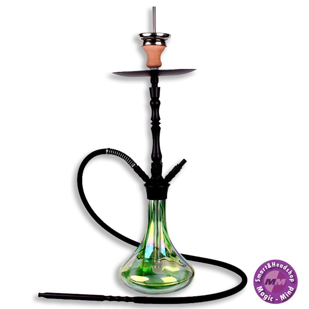 Aladin Waterpijp Alux 4 Zwart 69cm