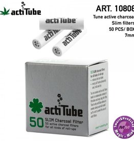 ActiTube actiTube | Activ Charcoal Slim 7mm Diameter Filters Box x50 pcs