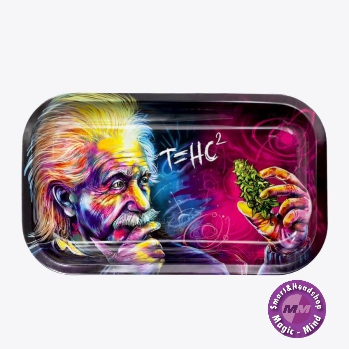 Einstein Metal Rolling Tray Large (L27cm/W16cm)