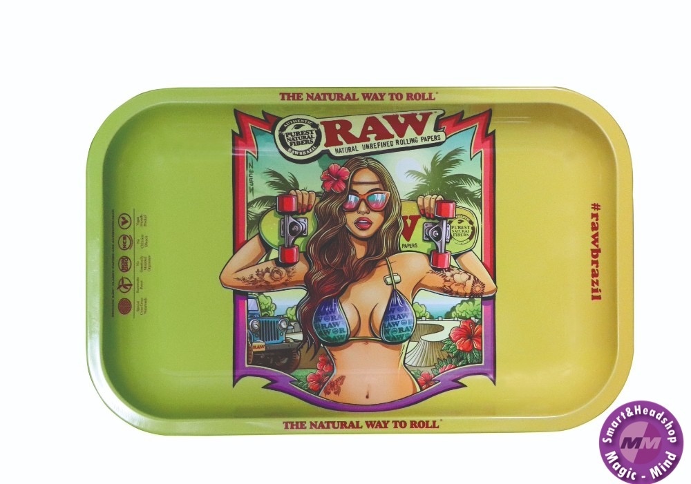 Raw RAW Metal Rolling Tray  Brazil (17,5 x 27,5)