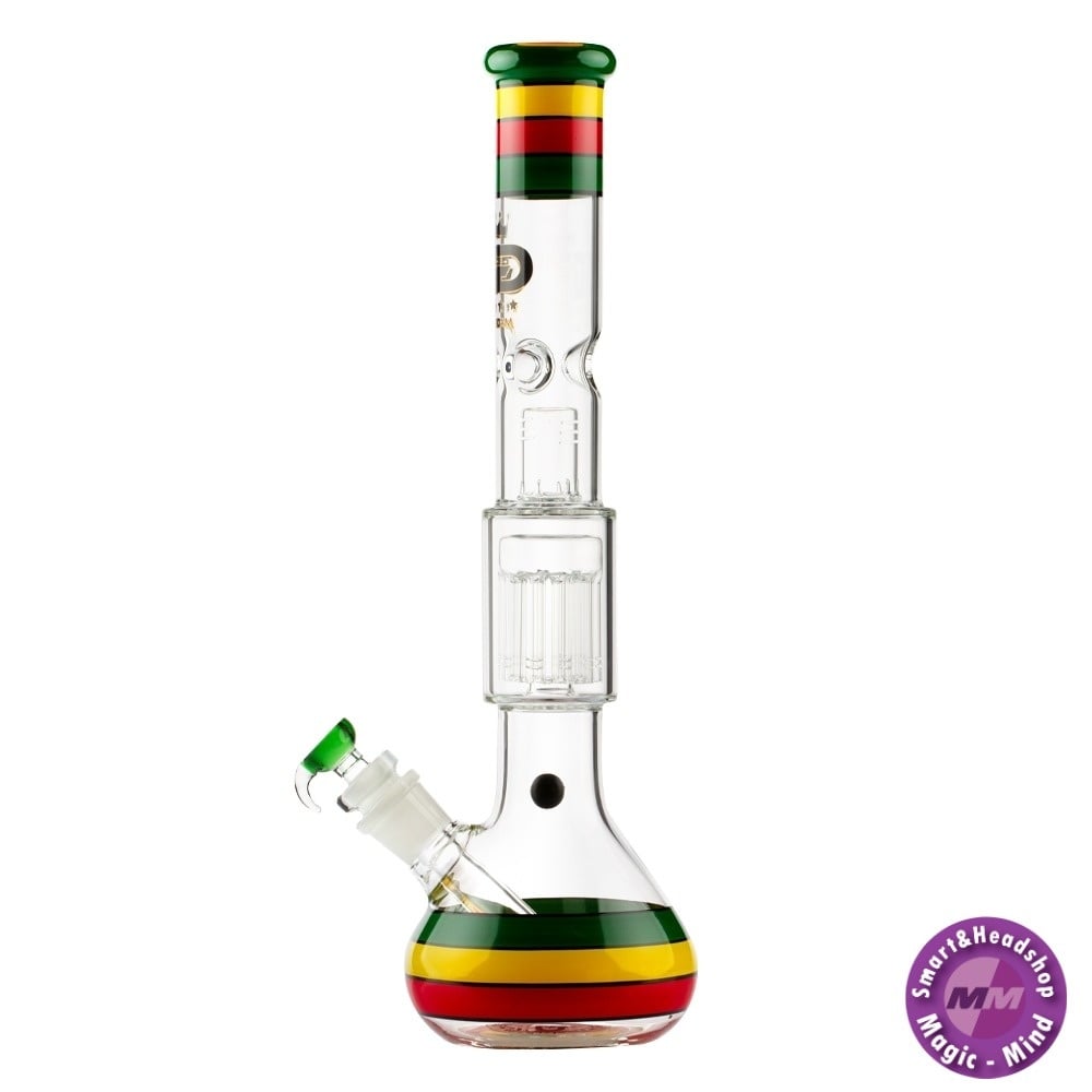 Grace glass Grace Glass | OG Series | Rasta dream H:46cm - Ø:65mm - SG:29.2mm with 6 shooter chillum