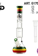 Grace glass Grace Glass | OG Series | Rasta dream H:46cm - Ø:65mm - SG:29.2mm with 6 shooter chillum