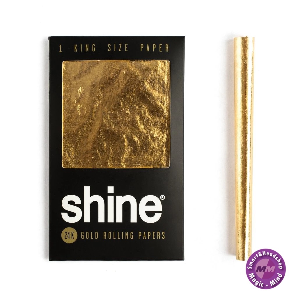 Shine Shine 24k Gold Rolling Papers – 1 1/4