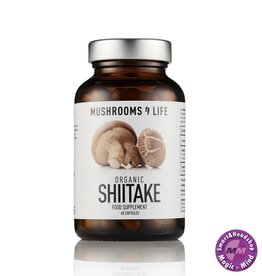 Mushrooms4Life Mushroom 4 Life Organic Shiitake – Bio – 60 Caps