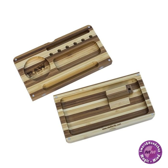Raw RAW Bamboo Striped Backflip Filling Tray With Magnet
