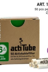 actiTube  Activ Charcoal Slim 6mm Diameter Filters Box 50pcs in box -  Magic Mind