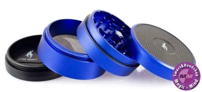 After Grow Grinder Aluminium 62mm 'After Grow' - Solinder Blue