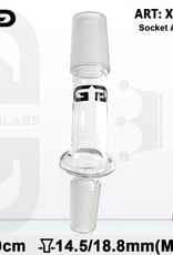 Grace glass Grace Glass | Socket Male Adapter (Curved) - SG:18.8mm (male) to SG:14.5mm (male) Use For Oil Nai