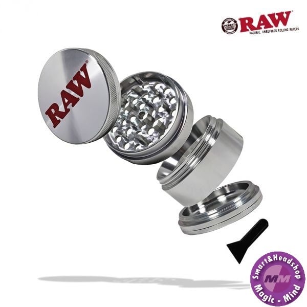 Raw RAW ALUMINUM GRINDER - 56MM - 4 PARTS