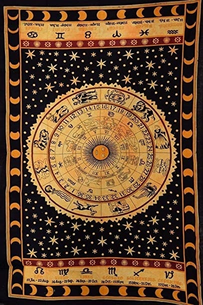 Indische Astrologie Tapestry, Indian Astrology