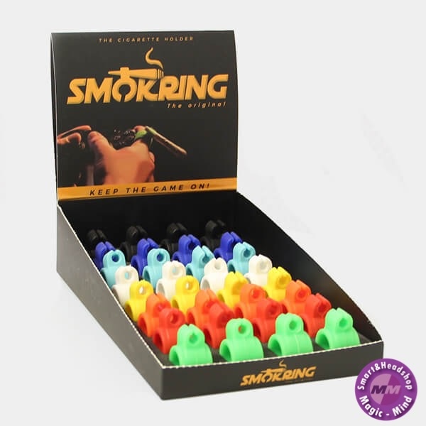 Smoking Smokring – Silicone cigarette joint holder Multicolor