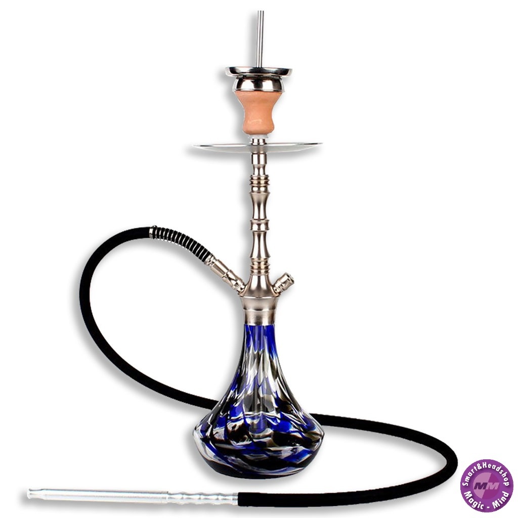 Aladin Hookah Alux 2 - 61cm Blue