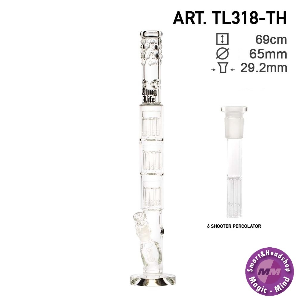 Thug life Thug Life | Labz H:69cm - Ø:65mm - SG: 29.2mm with 6 shooter chillum