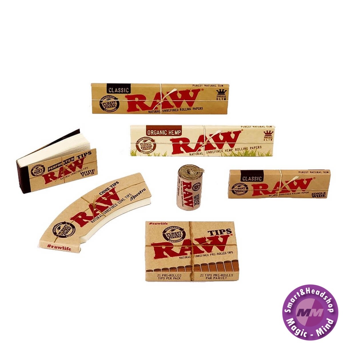 Raw RAW Portable Starter Metal Box Complete 8pcs