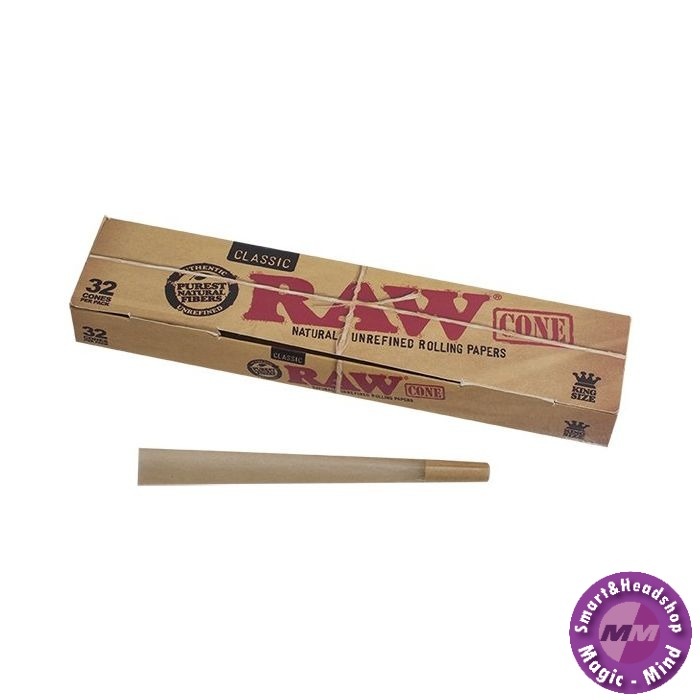 Raw RAW Classic Prerolled CONE K.S. 109mm 32 pcs/Box