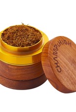 Champ High Champ High Wooden Metal Gold Grinder 60mm – 4 Parts