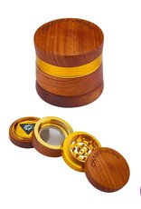 Champ High Champ High Wooden Metal Gold Grinder 60mm – 4 Parts