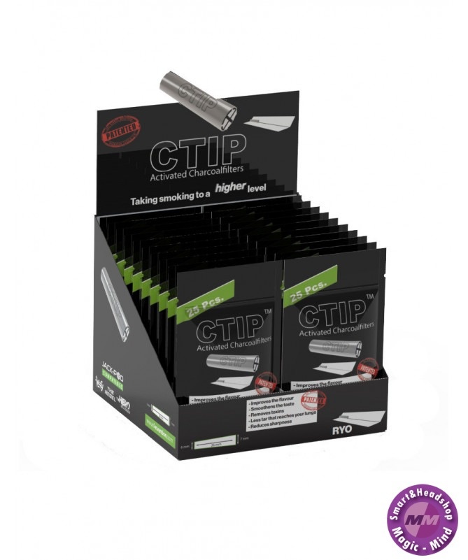 C-tip C-Tip Conical Charcoal Filters 6 x 26 mm (1 packs 25 tips )