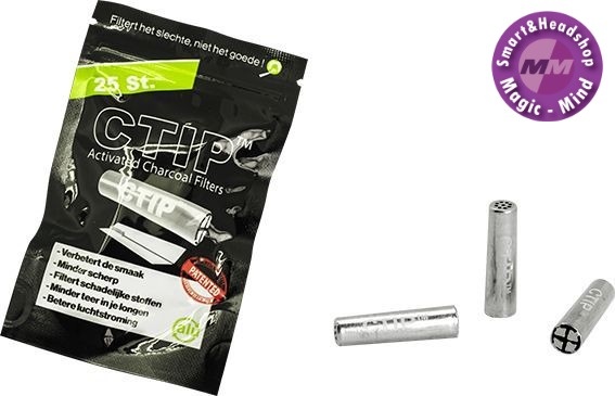 C-tip C-Tip Conical Charcoal Filters 6 x 26 mm (1 packs 25 tips )