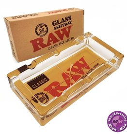 Raw RAW Glass Rectangular Ashtray 16cm