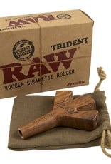 Raw RAW Trident Wooden Cigarette Holder