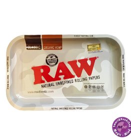 Raw RAW Artic Camo Medium Metal Rolling Tray