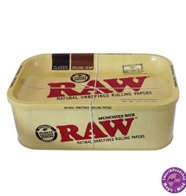 Raw RAW Munchies Tin With Rolling Tray Lid