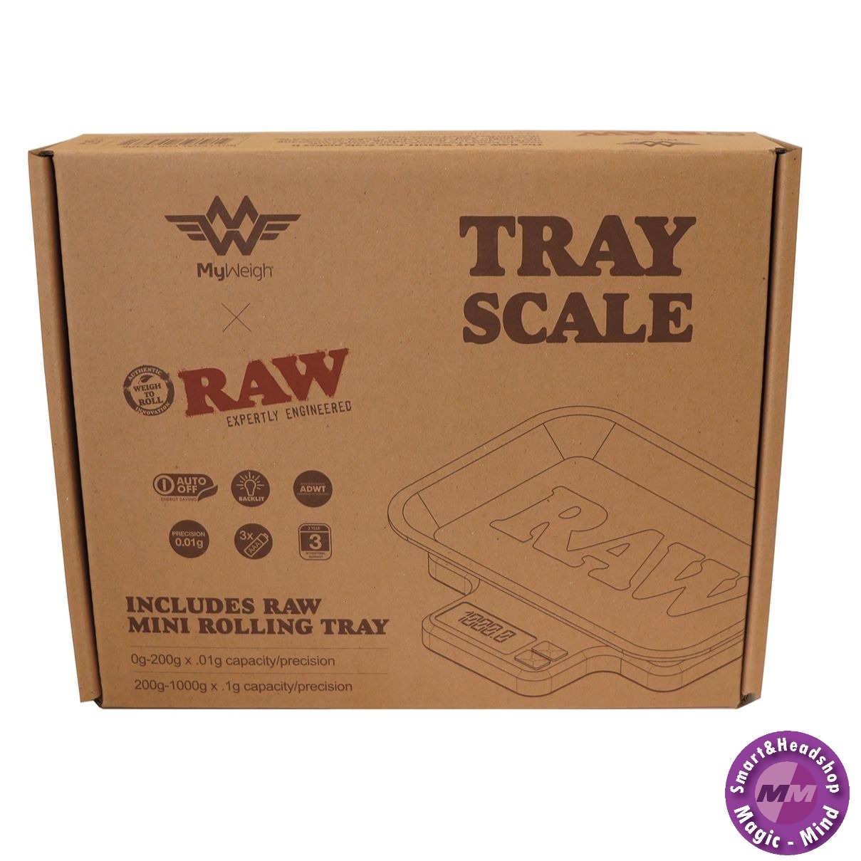 My Weight My Weight x RAW Tray Scale