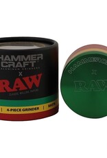 Raw HAMMERCRAFT X RAW Aluminium Grinder 4parts - RASTA LARGE